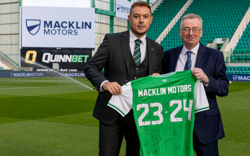 Hibernian Extends Macklin Motors Partnership