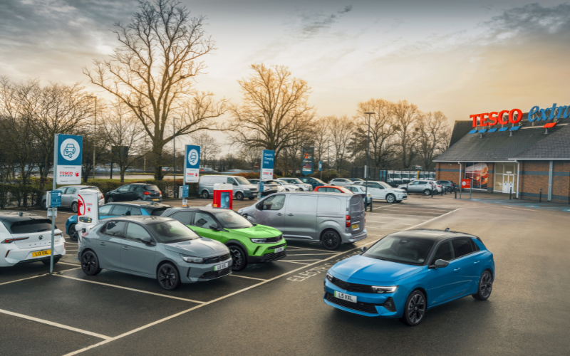 Vauxhall Partner with Tesco to Offer One Years Free Charging for New EV Drivers