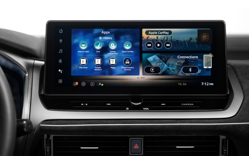 New Nissan Qashqai infotainment system