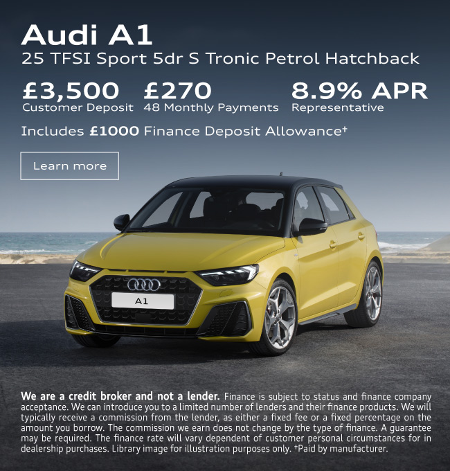 Audi A1 Sports New Offer 09072024