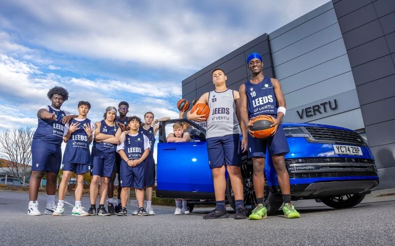 Vertu Jaguar Land Rover Leeds Supports Local Basketball Initiative With Donation