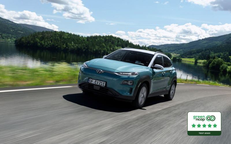 Hyundai Kona Electric Receives Five Star Green NCAP rating