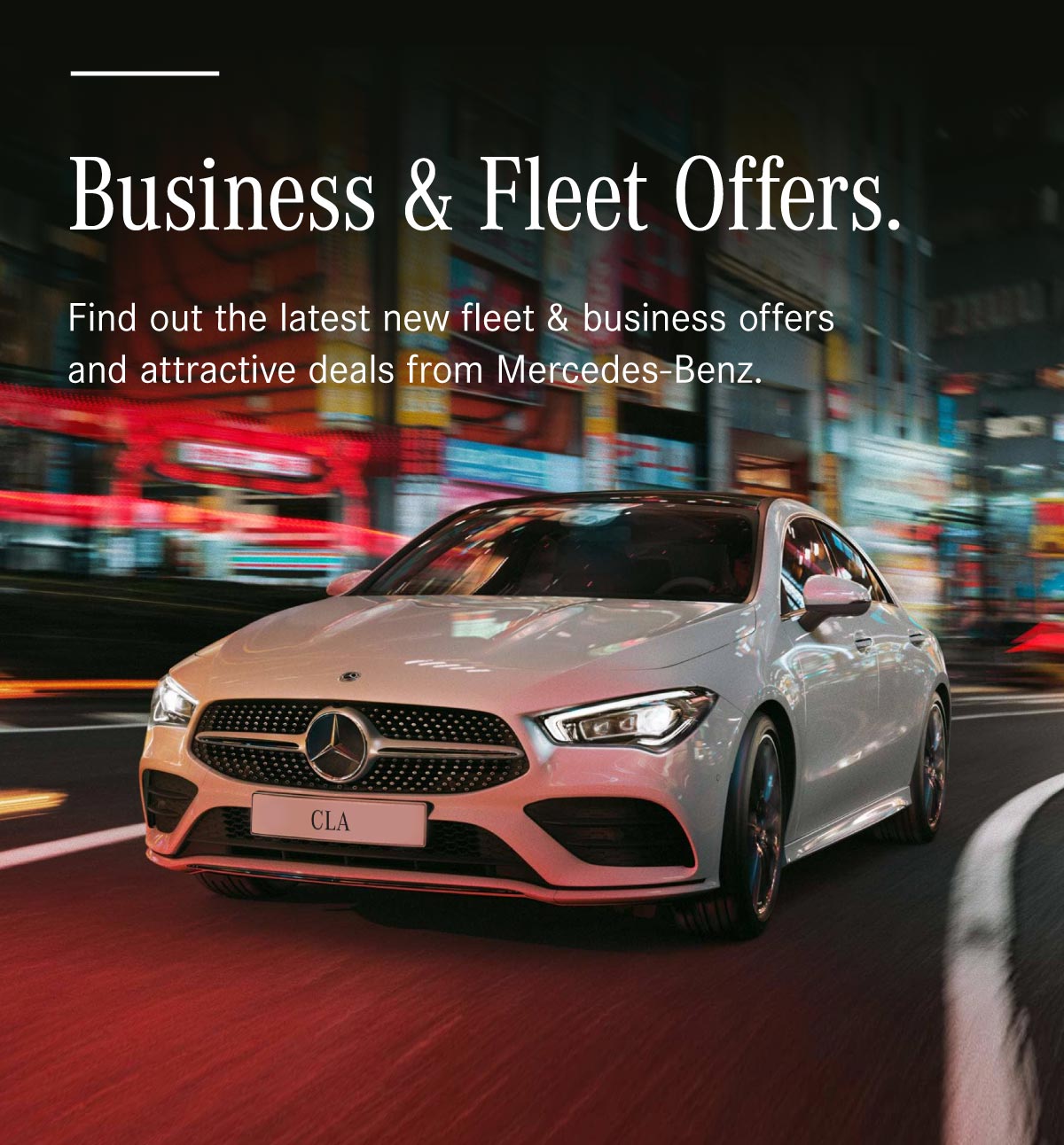 Mercedes Business Contract Hire
